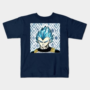 super saiyan the prince vegeta Kids T-Shirt